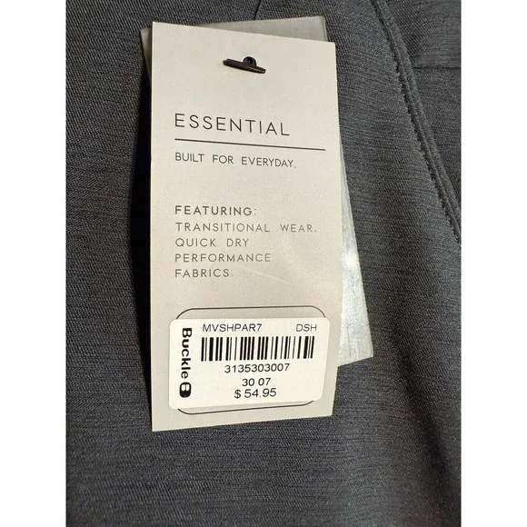 Maven Co Shorts Mens‎ 30 Gray 7" Inseam NWT Quick Dry Stretch Golf Casual - Picture 7 of 11